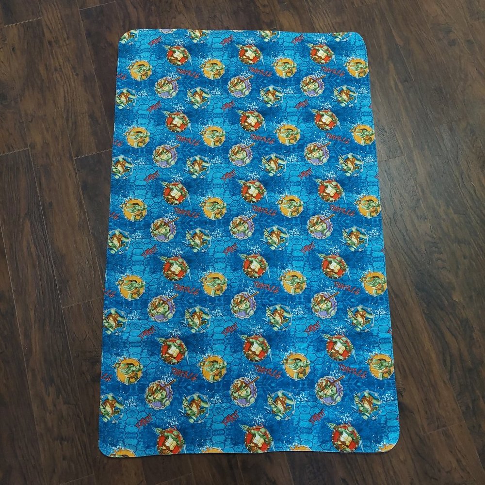 TMNT - Vintage Teenage Mutant Ninja Turtles Blanket Throw 64" x 40"